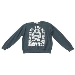 Gildan Hot Topic Medium Bring Me The Horizon Snake Graphic Sweatshirt Band Merch